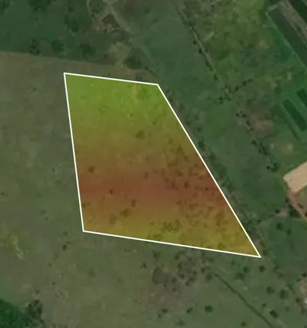 A mapped field with a soil suitability overlay